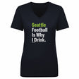 Seattle Football Women's V-Neck T-Shirt | 500 LEVEL