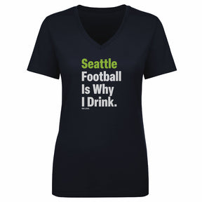 Seattle Football Women's V-Neck T-Shirt | 500 LEVEL