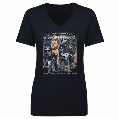 Seattle Football Women's V-Neck T-Shirt | 500 LEVEL