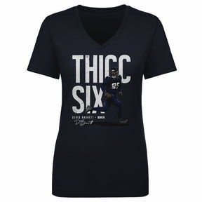 Derek Barnett Women's V-Neck T-Shirt | 500 LEVEL