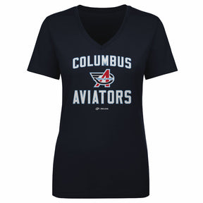 Columbus Aviators Women's V-Neck T-Shirt | 500 LEVEL
