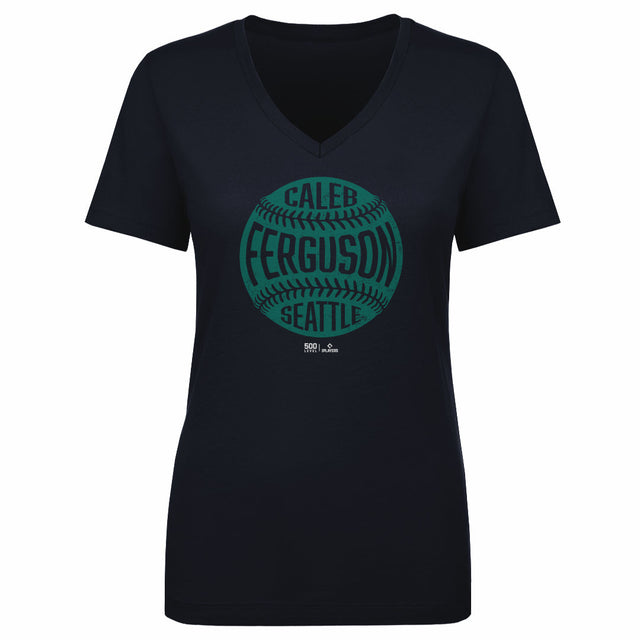 Caleb Ferguson Women's V-Neck T-Shirt | 500 LEVEL