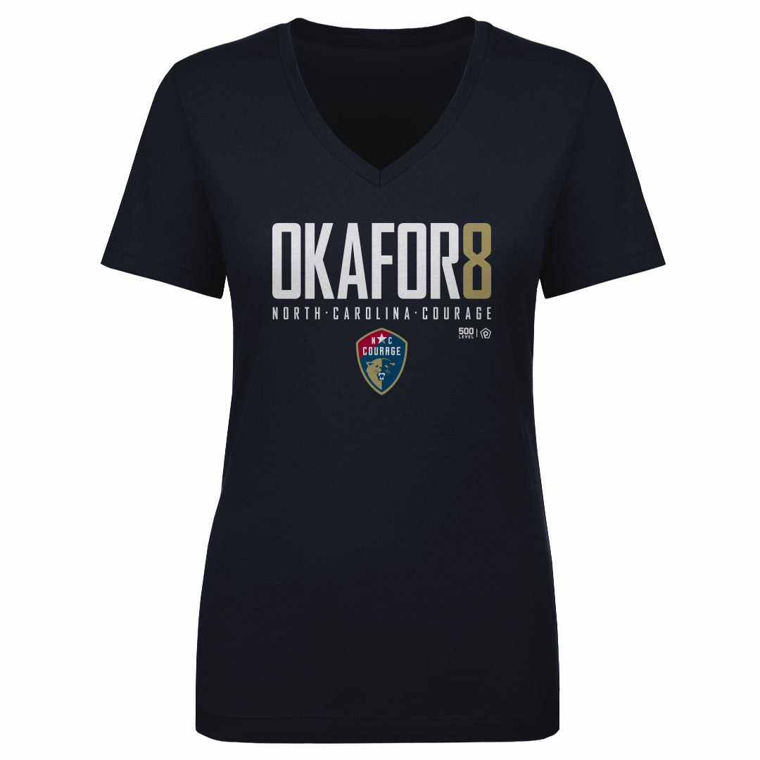 Chioma Okafor Women's V-Neck T-Shirt | 500 LEVEL