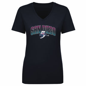 San Diego Wave FC Women's V-Neck T-Shirt | 500 LEVEL