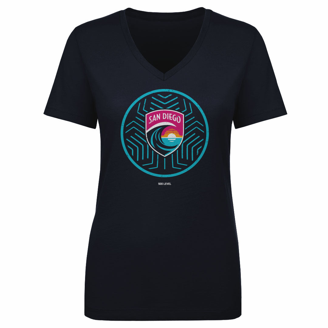 San Diego Wave FC Women's V-Neck T-Shirt | 500 LEVEL