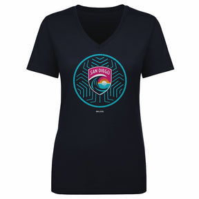 San Diego Wave FC Women's V-Neck T-Shirt | 500 LEVEL