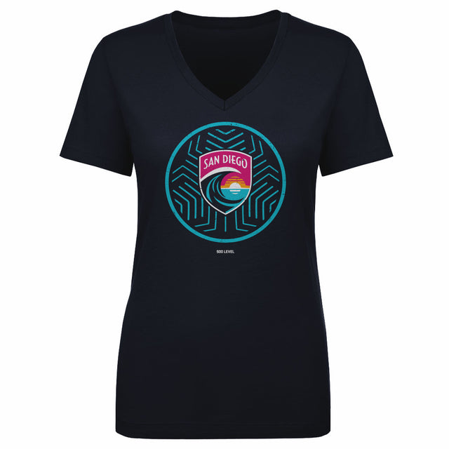 San Diego Wave FC Women's V-Neck T-Shirt | 500 LEVEL