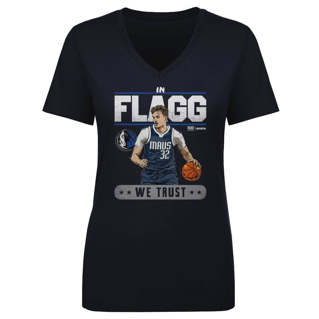 Cooper Flagg Women's V-Neck T-Shirt | 500 LEVEL