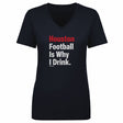 Houston Football Women's V-Neck T-Shirt | 500 LEVEL
