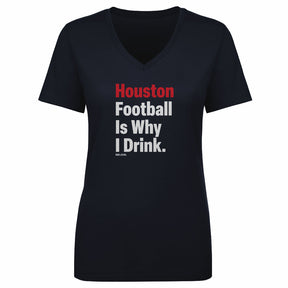 Houston Football Women's V-Neck T-Shirt | 500 LEVEL