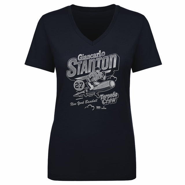 Giancarlo Stanton Women's V-Neck T-Shirt | 500 LEVEL