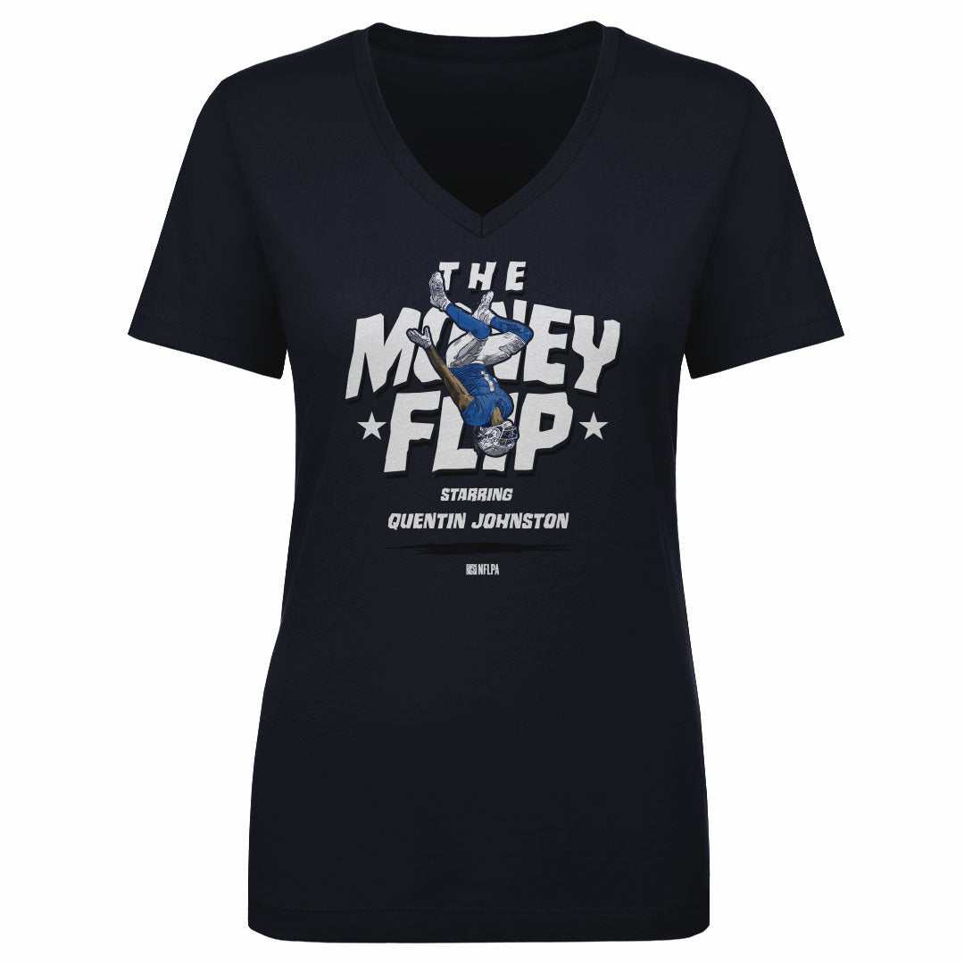 Quentin Johnston Women's V-Neck T-Shirt | 500 LEVEL