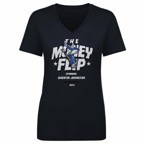 Quentin Johnston Women's V-Neck T-Shirt | 500 LEVEL