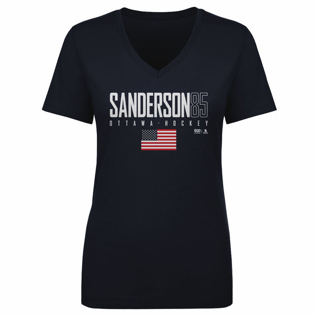 Jake Sanderson Women's V-Neck T-Shirt | 500 LEVEL