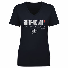 Shai Gilgeous-Alexander Women's V-Neck T-Shirt | 500 LEVEL
