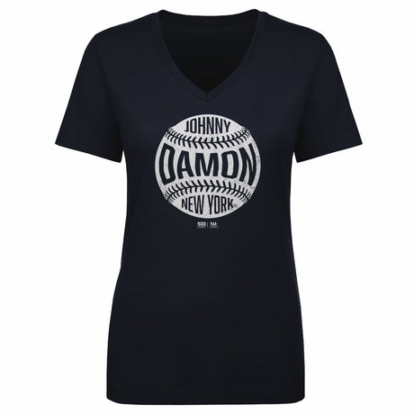 Johnny Damon Women's V-Neck T-Shirt | 500 LEVEL