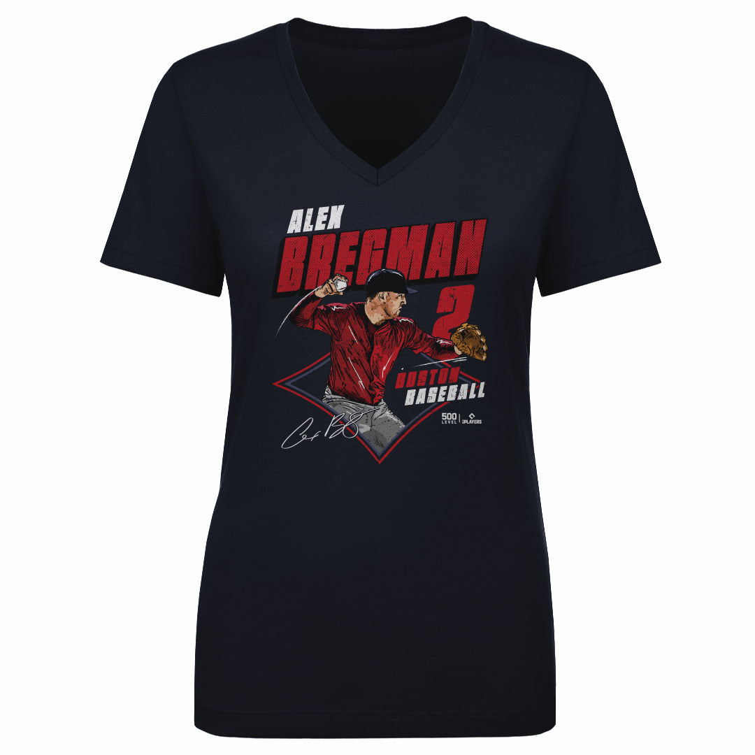 Alex Bregman Women's V-Neck T-Shirt | 500 LEVEL