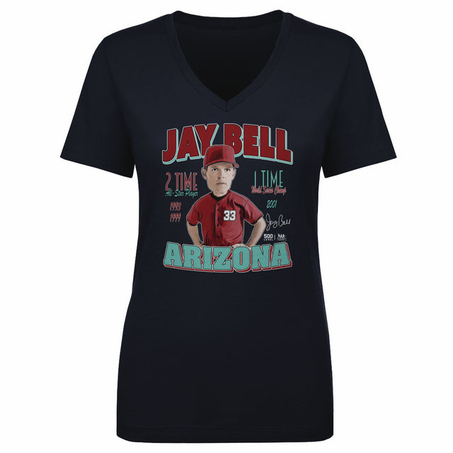 Jay Bell Women's V-Neck T-Shirt | 500 LEVEL