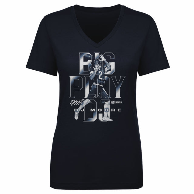 D.J. Moore Women's V-Neck T-Shirt | 500 LEVEL