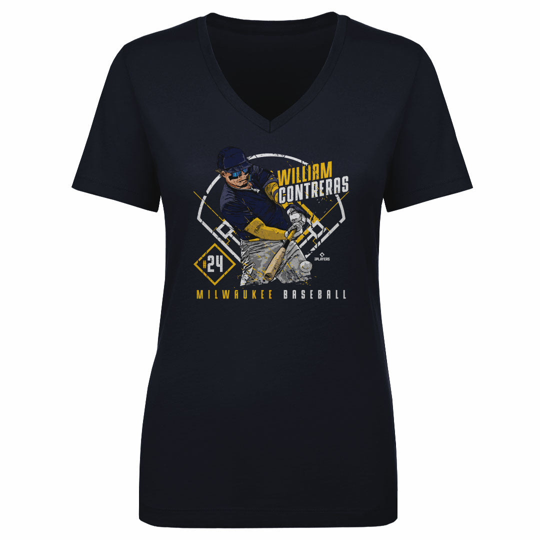 William Contreras Women's V-Neck T-Shirt | 500 LEVEL