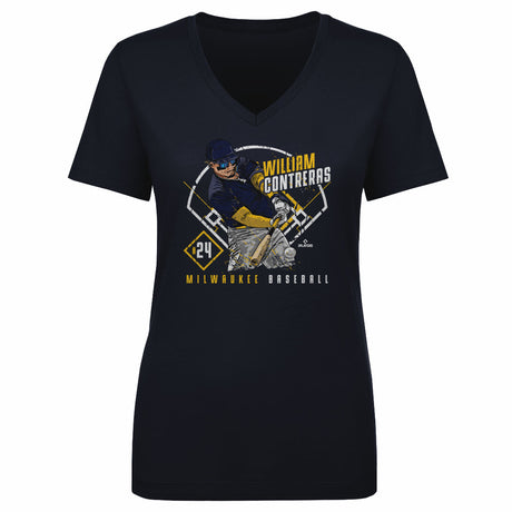William Contreras Women's V-Neck T-Shirt | 500 LEVEL