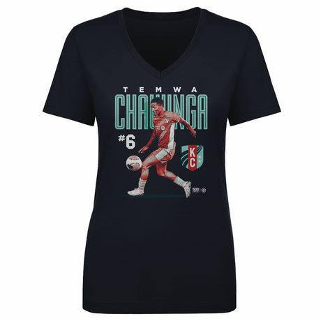 Temwa Chawinga Women's V-Neck T-Shirt | 500 LEVEL