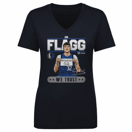 Cooper Flagg Women's V-Neck T-Shirt | 500 LEVEL