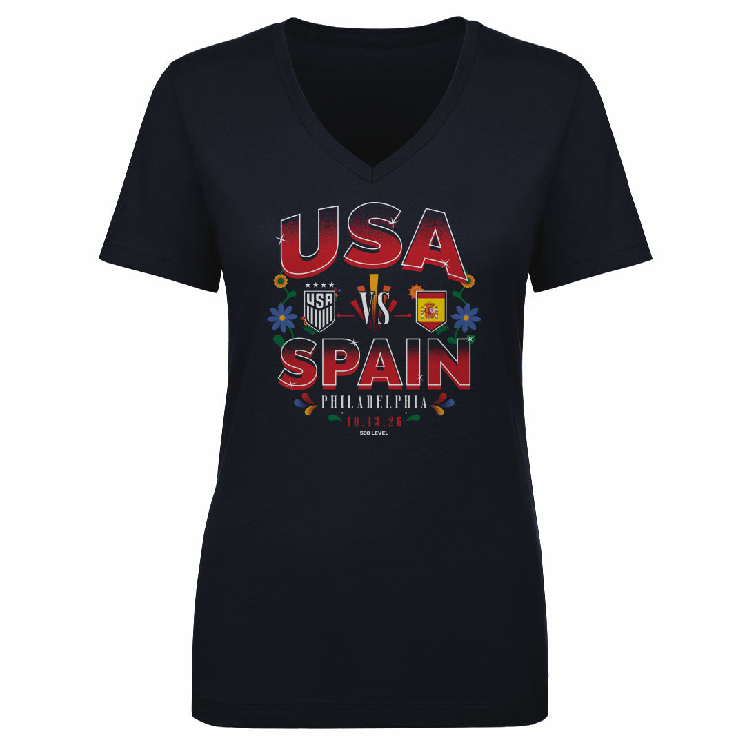 USWNT Women's V-Neck T-Shirt | 500 LEVEL