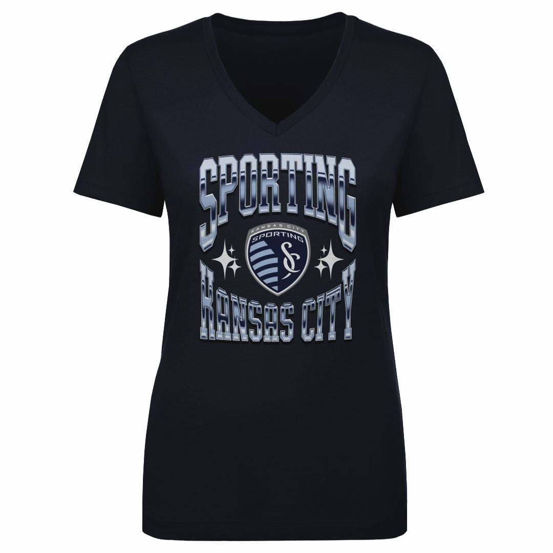 Sporting Kansas City Women's V-Neck T-Shirt | 500 LEVEL