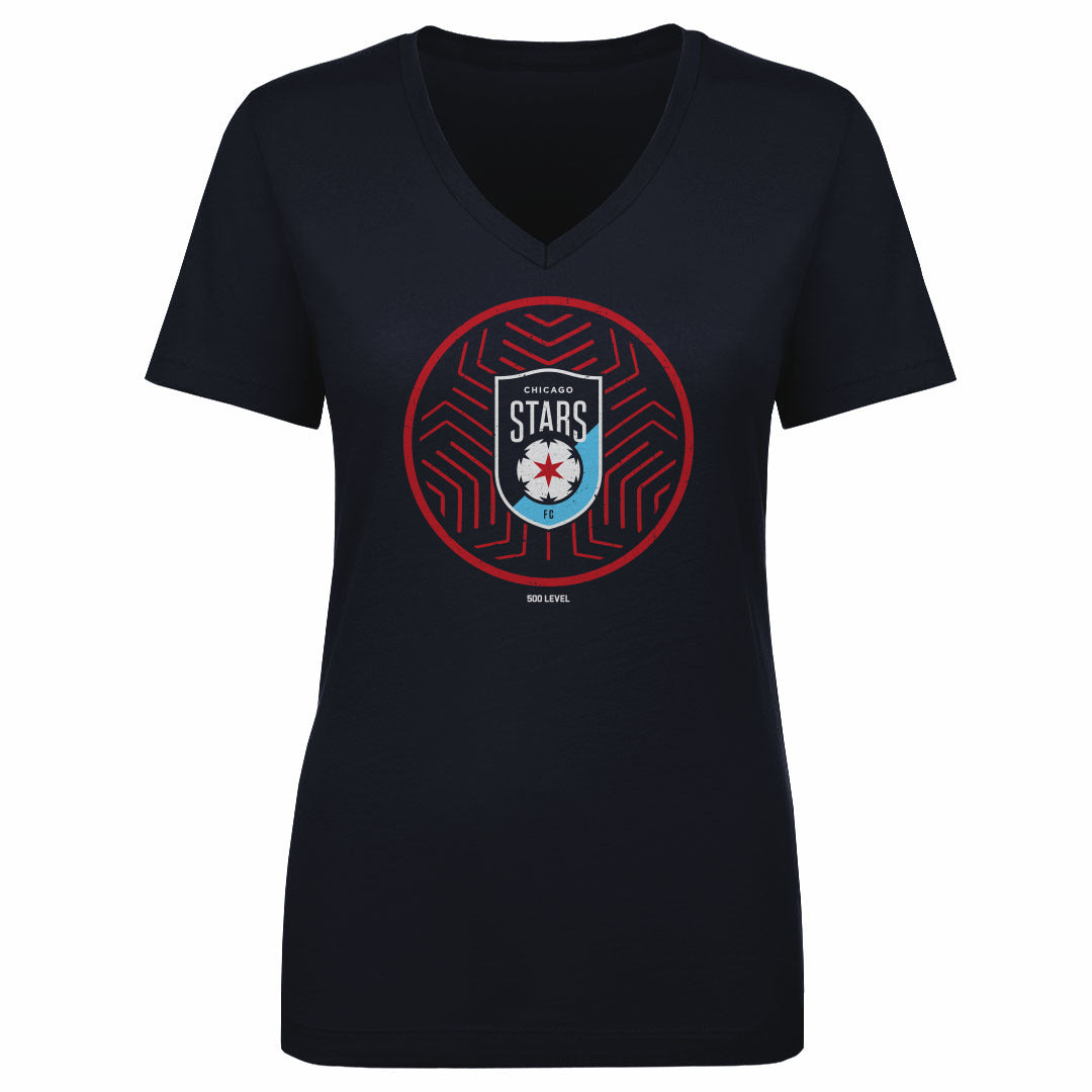 Chicago Stars FC Women's V-Neck T-Shirt | 500 LEVEL