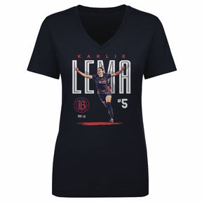 Karlie Lema Women's V-Neck T-Shirt | 500 LEVEL