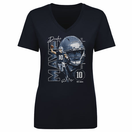Drake Maye Women's V-Neck T-Shirt | 500 LEVEL