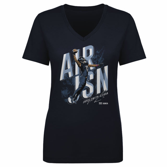 Jaxon Smith-Njigba Women's V-Neck T-Shirt | 500 LEVEL