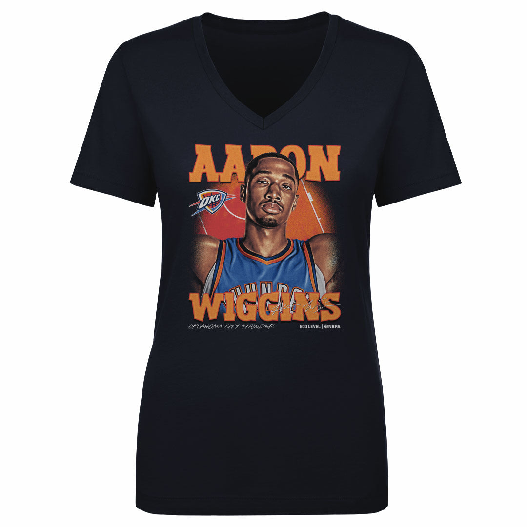 Aaron Wiggins Women's V-Neck T-Shirt | 500 LEVEL