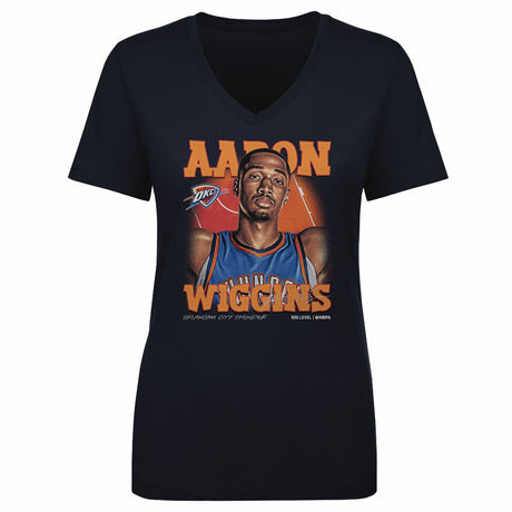 Aaron Wiggins Women's V-Neck T-Shirt | 500 LEVEL