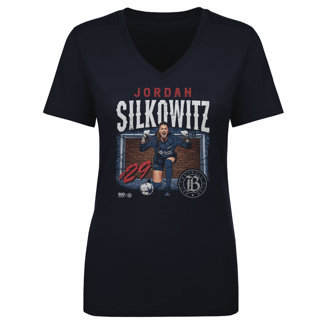 Jordan Silkowitz Women's V-Neck T-Shirt | 500 LEVEL