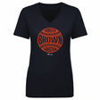 Hunter Brown Women's V-Neck T-Shirt | 500 LEVEL