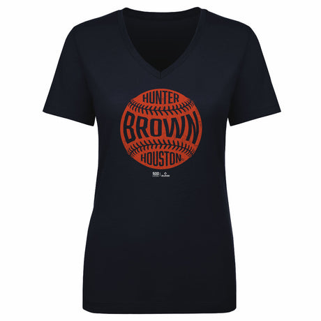 Hunter Brown Women's V-Neck T-Shirt | 500 LEVEL