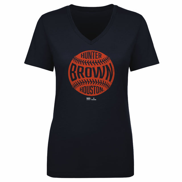 Hunter Brown Women's V-Neck T-Shirt | 500 LEVEL