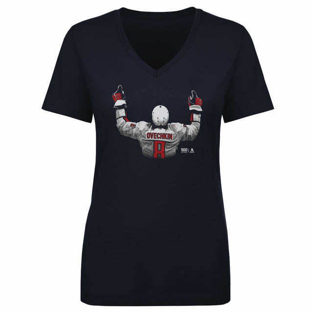 Alex Ovechkin Women's V-Neck T-Shirt | 500 LEVEL