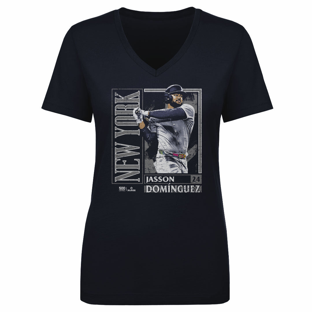 Jasson Dominguez Women's V-Neck T-Shirt | 500 LEVEL