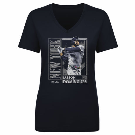 Jasson Dominguez Women's V-Neck T-Shirt | 500 LEVEL