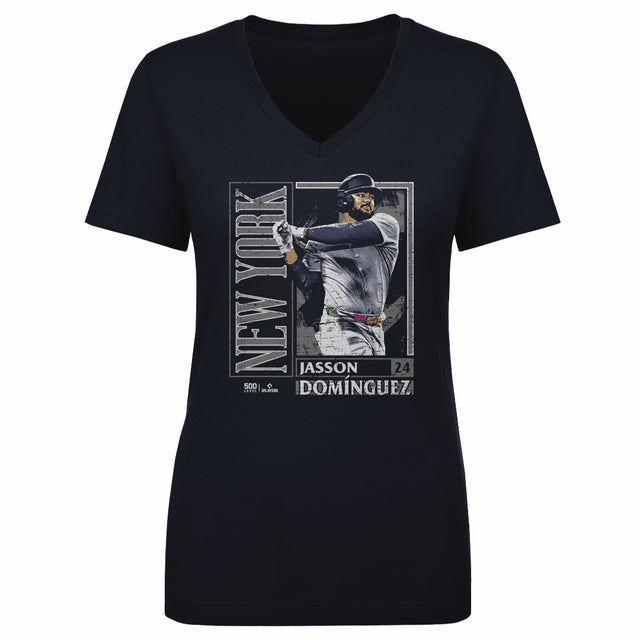 Jasson Dominguez Women's V-Neck T-Shirt | 500 LEVEL