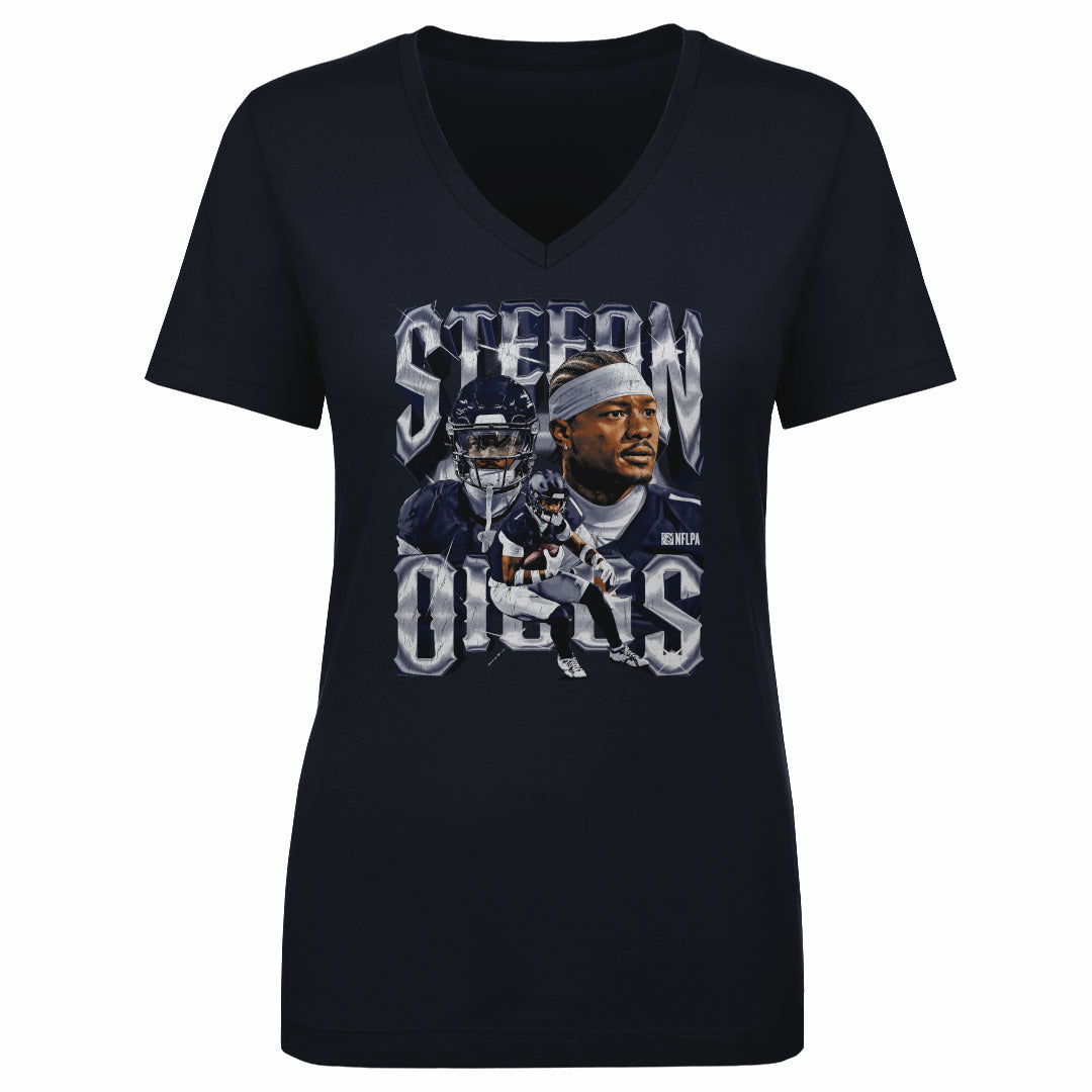 Stefon Diggs Women&#39;s V-Neck T-Shirt | 500 LEVEL