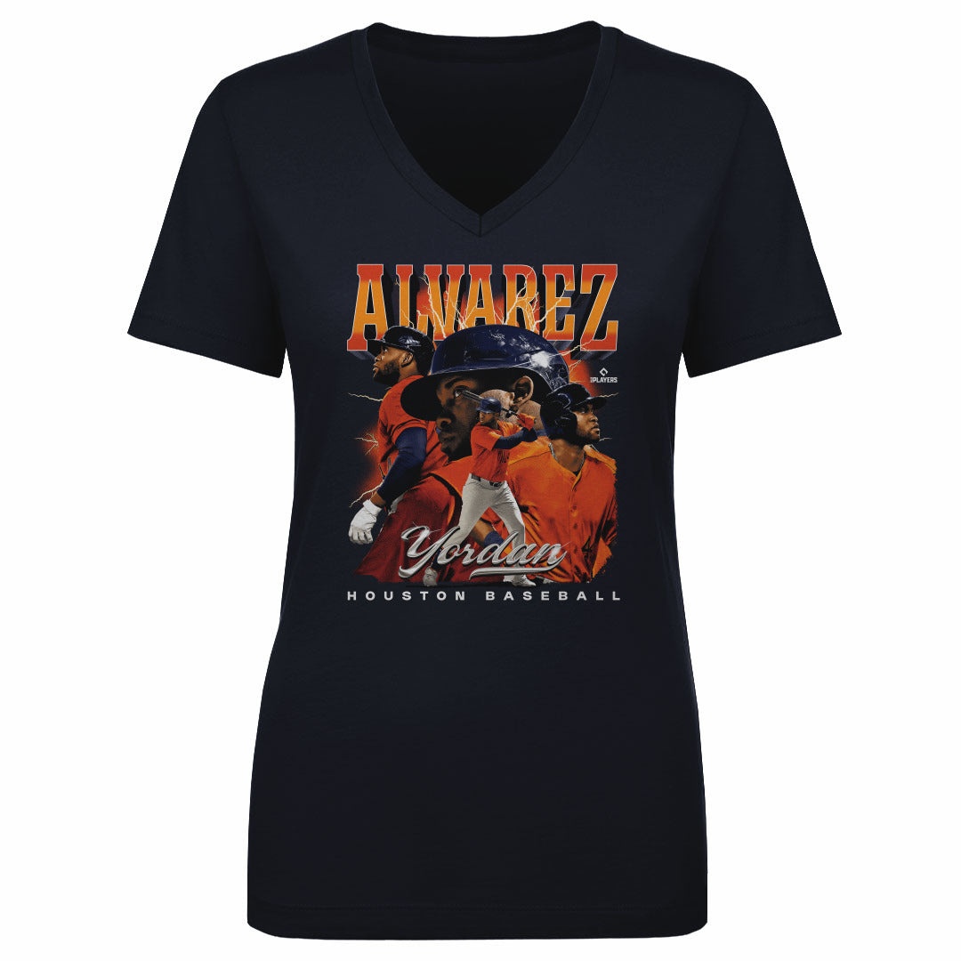 Yordan Alvarez Women's V-Neck T-Shirt | 500 LEVEL