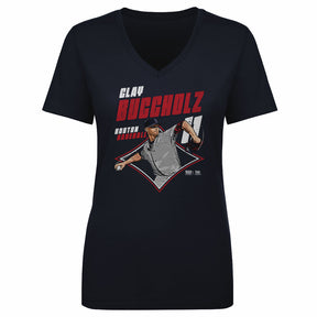 Clay Buccholz Women's V-Neck T-Shirt | 500 LEVEL
