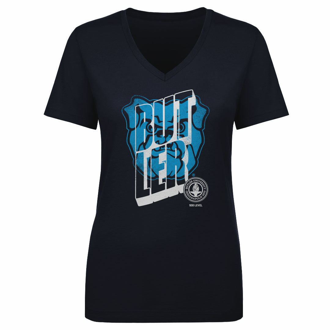 Butler Bulldogs Women's V-Neck T-Shirt | 500 LEVEL