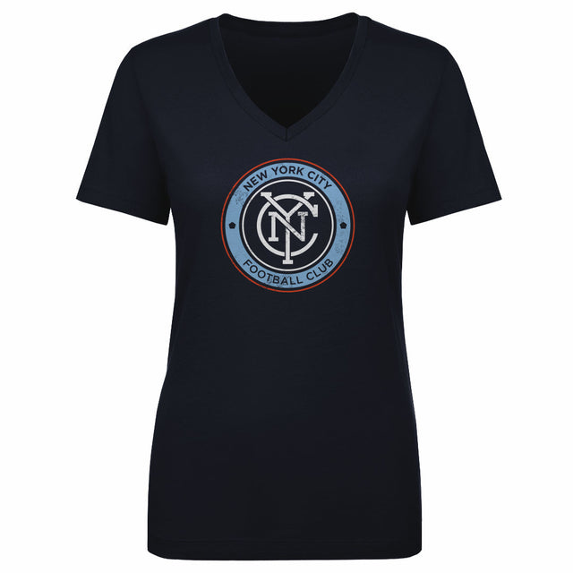 New York City FC Women's V-Neck T-Shirt | 500 LEVEL