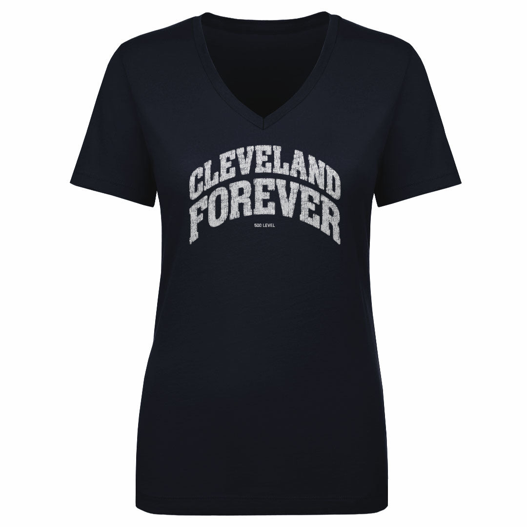 Cleveland Women's V-Neck T-Shirt | 500 LEVEL