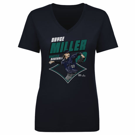 Bryce Miller Women's V-Neck T-Shirt | 500 LEVEL